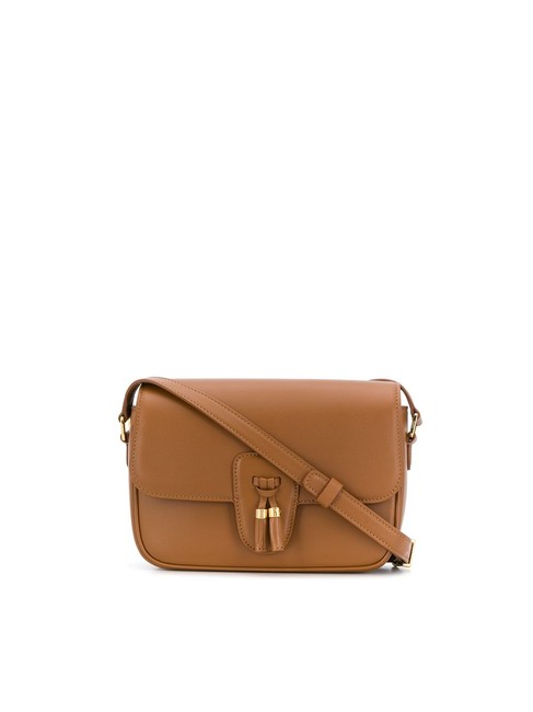 Celine Tassels Medium Brown Leather Shoulder Bag