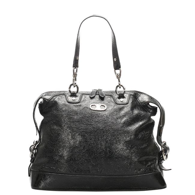 Celine Tote Patent Leather Vintage Shoulder Bag