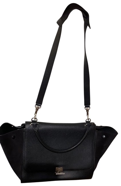 Celine Trapeze Small Black Shoulder Bag