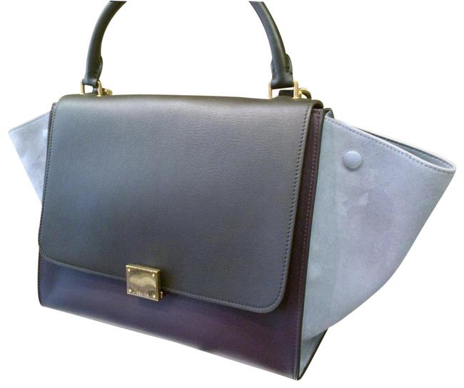 Celine Trapeze Tricolor Shoulder Bag