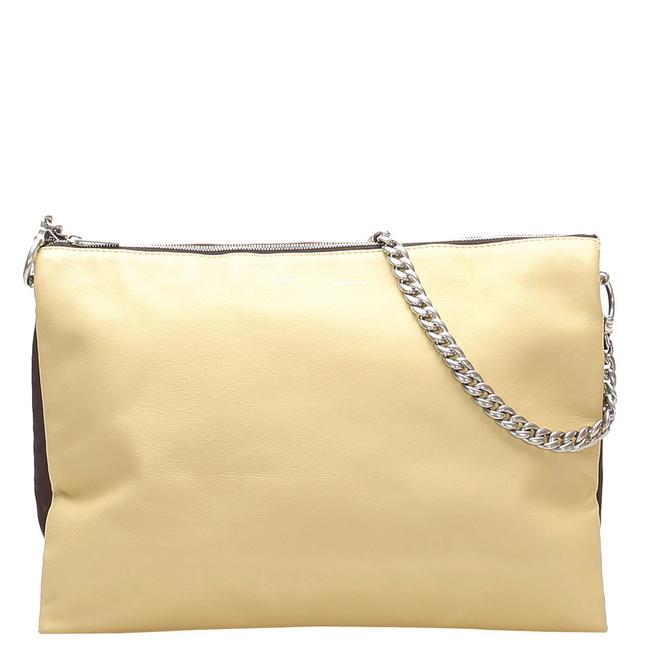 Celine Trio Tricolor Leather Large Shoulder Bag