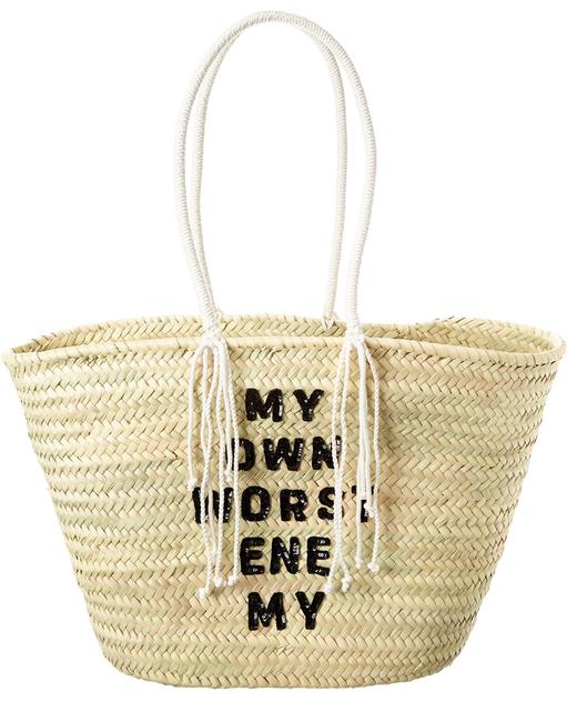 Celine Triomphe Raffia Basket 192712 Ch5 38no Tote