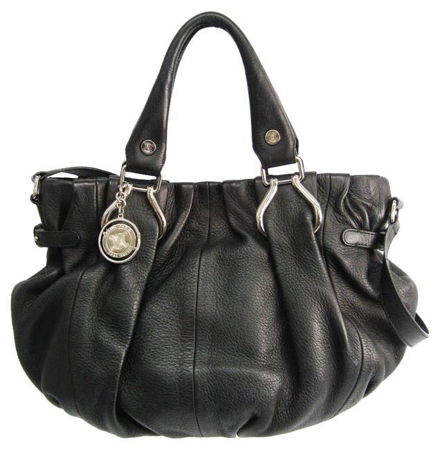 Celine Womens Handbag Black Leather Shoulder Bag