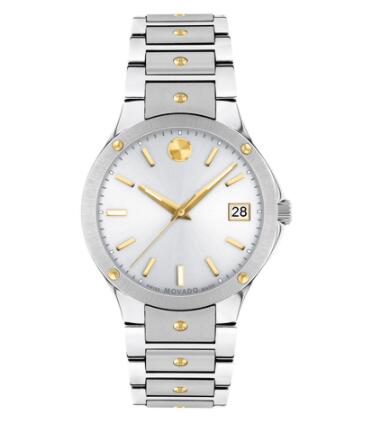 Movado SE Two Tone Stainless Steel Watch Replica 0607516