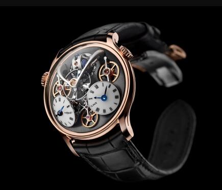 MB&F Legacy Machine LMX Red Gold Black Replica Watch 08RLB