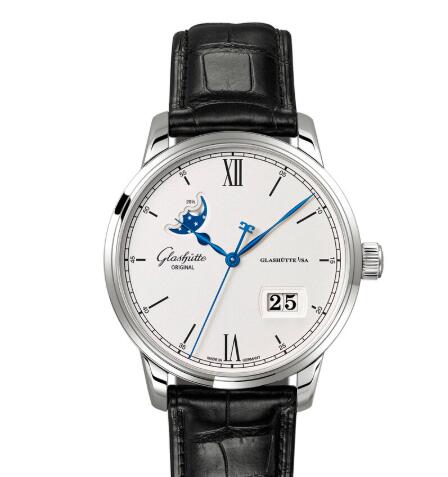 Glashuette Original Senator Excellence Panorama Date Moon Phase Replica Watch 1 36 04 01 02 30