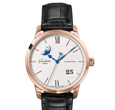 Glashuette Original Senator Excellence Panorama Date Moon Phase Replica Watch 1 36 04 02 05 30