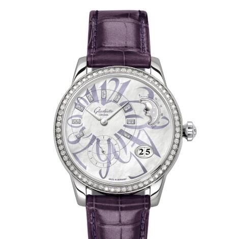 Glashutte Original Lady Watch Price PanoMatic Luna Replica 1 90 12 06 12 01