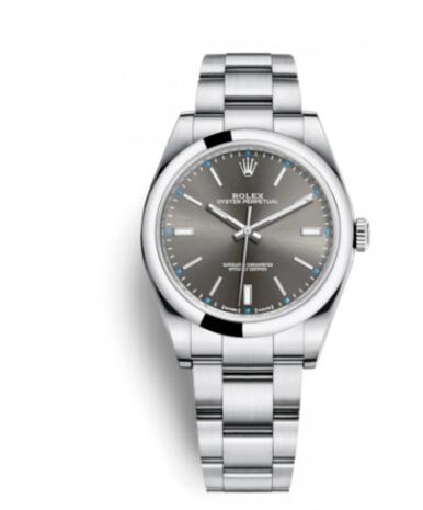Rolex Oyster Perpetual 39 Dark Rhodium Copy Watch 114300 0001