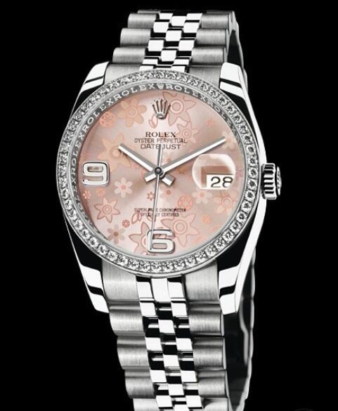Replica Rolex Watches for Women Watch Rolex Datejust Rolesor 36 mm Oyster Perpetual 116244 63600 White Rolesor Setted Bezel & Pink Dial