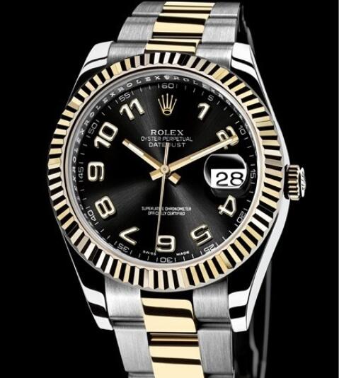 Rolex Replica Watch Oyster Perpetual Datejust II Rolesor 116333 72213 Yellow Rolesor Arabic Numerals