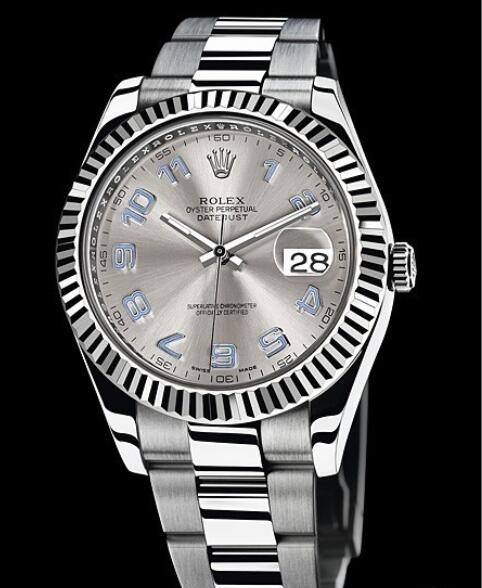 Rolex Replica Watch Oyster Perpetual Datejust II Rolesor 116334 72210 White Rolesor Rhodium Dial