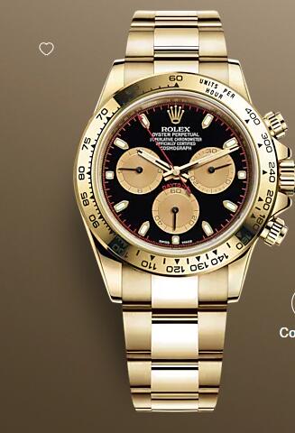 Rolex Cosmograph Daytona Watch yellow gold replica 116508 0009