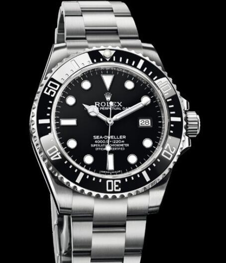 Rolex Watches Oyster Perpetual Sea Dweller 4000 116600 Steel Black Cerachrom Bezel