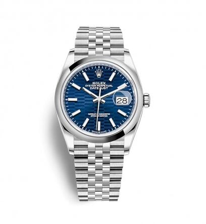 Rolex Datejust 36 Stainless SteelDomedBlue 
