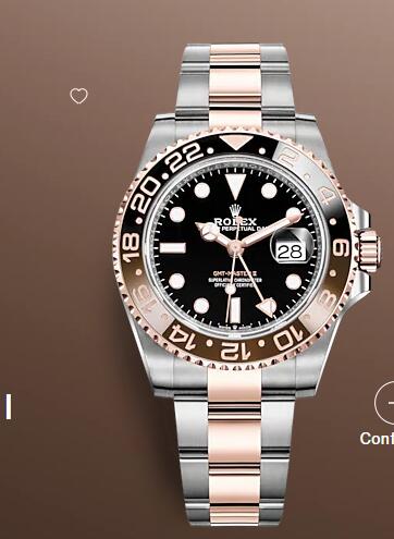 Rolex GMT Master II Watch Replica Everose Rolesor 