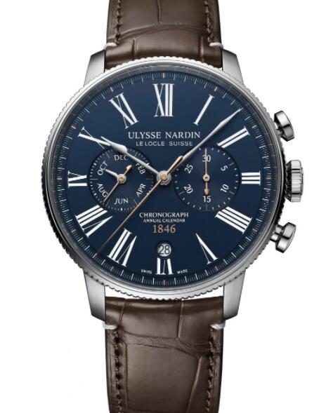 Replica Ulysse Nardin Torpilleur Annual Chronograph 44mm Watch 1533 320LE 3A 1751A