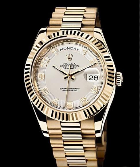 Rolex Replica Watch Oyster Perpetual Day Date II 218238 83218 Yellow gold