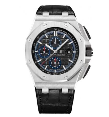 Replica Audemars Piguet Royal Oak Offshore 44 Platinum Black Watch 26412PTOOA002CR01