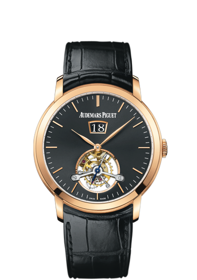 Replica Audemars Piguet Jules Audemars Watch LARGE DATE TOURBILLON 26559OROOD002CR01