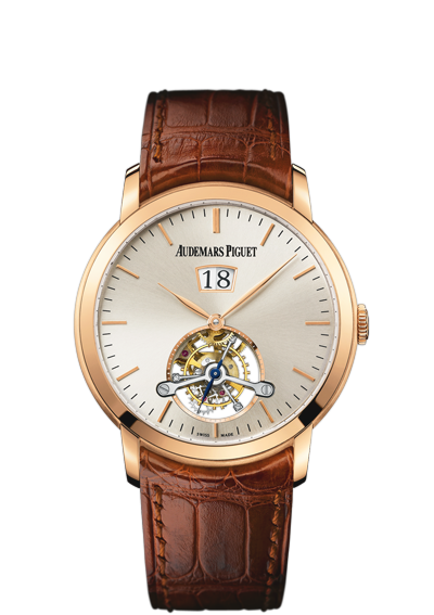 Replica Audemars Piguet Jules Audemars Watch LARGE DATE TOURBILLON 26559OROOD088CR01