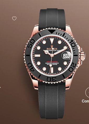 Rolex Yacht Master 37 Everose gold Copy Watch 268655 0010