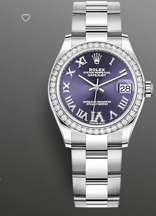 Replica Rolex Datejust 31 Watch White Rolesor combination of Oystersteel and 18 ct white gold 278384RBR 0029