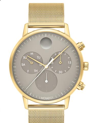 Movado Face Gold Chronograph Mesh Watch 3640052 Replica Watch Cheap Price