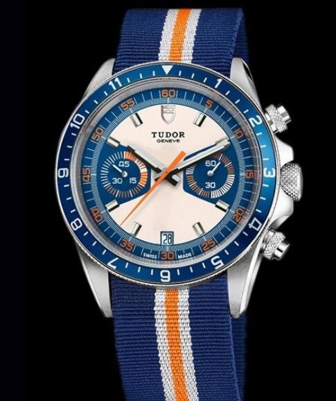 Replica Watch Tudor Chrono Blue Heritage 70330B Steel Steel Bracelet