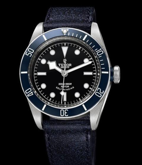 Replica Watch Tudor Heritage Black Bay Heritage 79220B Steel Leather Bracelet