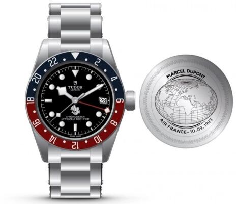 Tudor Black Bay GMT Air France Replica Watch M79830RB 00AF