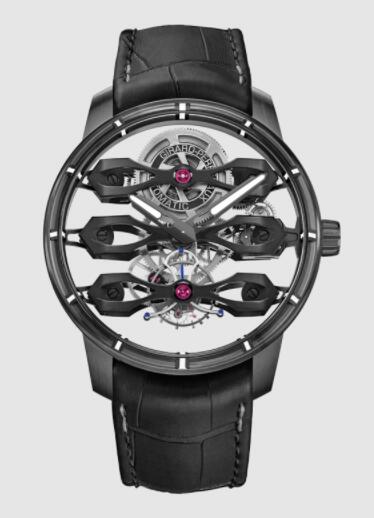 Girard Perregaux Tourbillon with Three Flying Bridges Aston Martin Edition Replica Watch 99296 21 001 BA6A