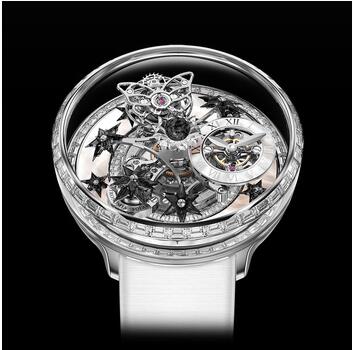 Jacob & Co Fleurs de Jardin Black & White Replica Watch AF32130BCUAA