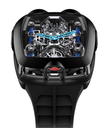 Jacob & Co Bugatti Chiron Tourbillon Replica Watch AF32140BAADABSAA