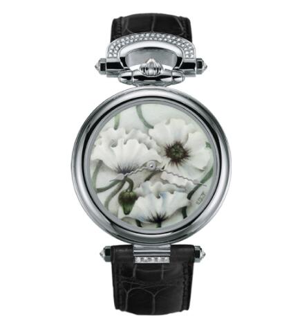 Bovet Fleurier Watch Replica Ladies fired enamel miniature painting by Ilgiz F AF39554 S23 G4