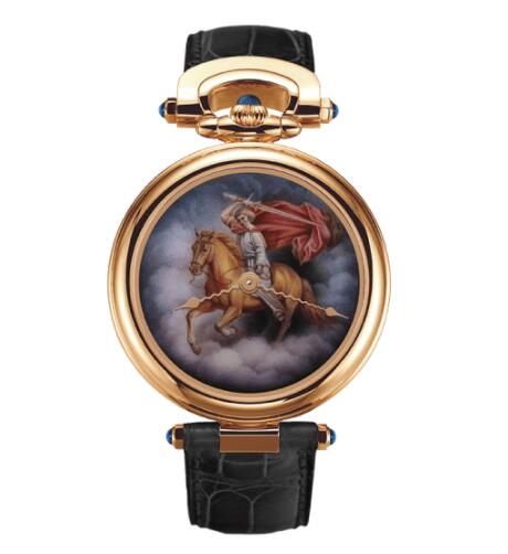 Bovet Fleurier Watch Replica Gentlemen fired enamel painting by Ilgiz F AF43590 PU P