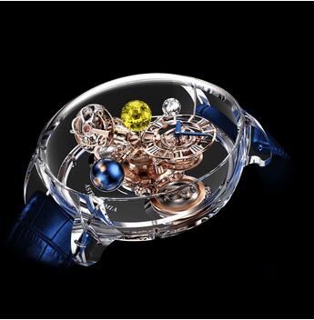 Jacob & Co Astronomia Flawless Fancy Yellow Diamond AT12580AASDA Replica Watch