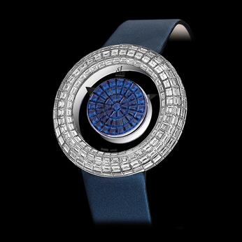 Jacob & Co Brilliant Mystery Baguette Blue Sapphires 