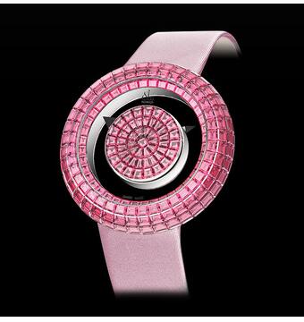 Jacob & Co Brilliant Mystery Baguette All Pink Sapphires 