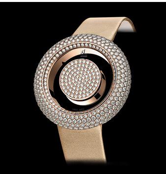Jacob & Co Brilliant Mystery Pave Diamonds Rose Gold 