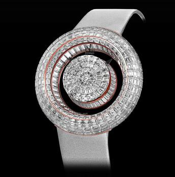Jacob & Co Mystery Baguette White Diamonds Rose Gold 