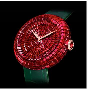 Jacob & Co Brilliant Full Baguette Rubies Replica Watch BQ53240BRBRA