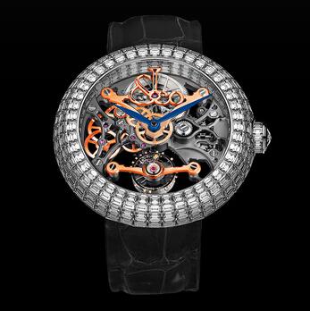 Jacob & Co Brilliant Skeleton Full Baguette Replica Watch BS53030BDCBA