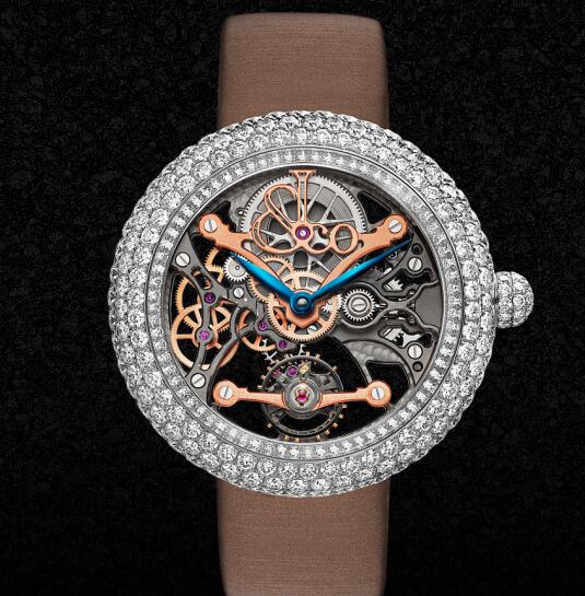 Jacob & Co Brilliant Skeleton Jewelry White Gold Replica Watch BS53130RDCBA