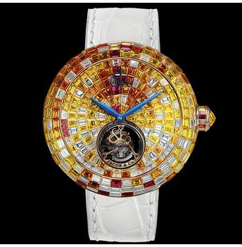 Jacob & Co Brilliant Flying Tourbillon Arlequino Replica Watch BT54340SXSXB