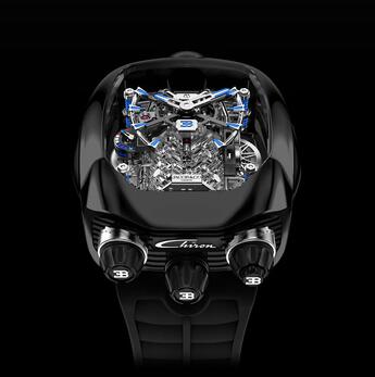Jacob & Co Bugatti Chiron Tourbillon Polished Titanium Replica Watch BU20021AHABBBRUA