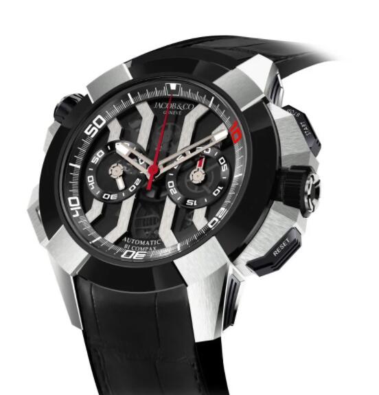 Jacob & Co Epic X Chrono Luis Figo Limited Edition Replica Watch EC31120SDBFA