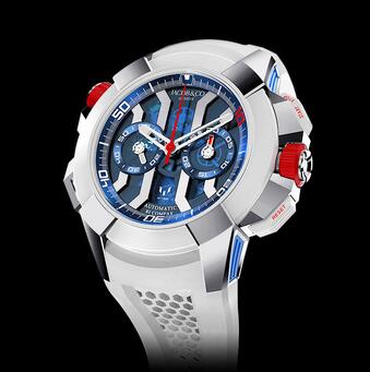 Jacob & Co Epic X Chrono Messi Titanium Replica Watch EC31320PELLK