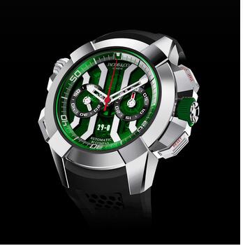 Jacob & Co Epic X Chrono Titanium Khabib Replica Watch EC32320ABAB
