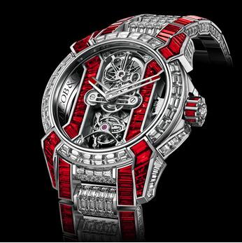 Replica Jacob & Co Epic X Tourbillon Bracelet Rubies Watch EX50030BDBRA30BC